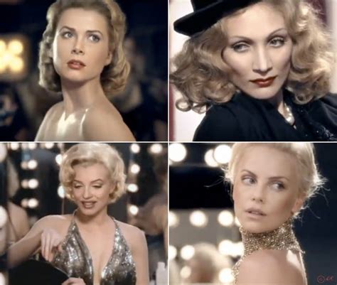 dior grace kelly marilyn monroe|Charlize Theron Costars With Grace Kelly and Marilyn Monroe in .